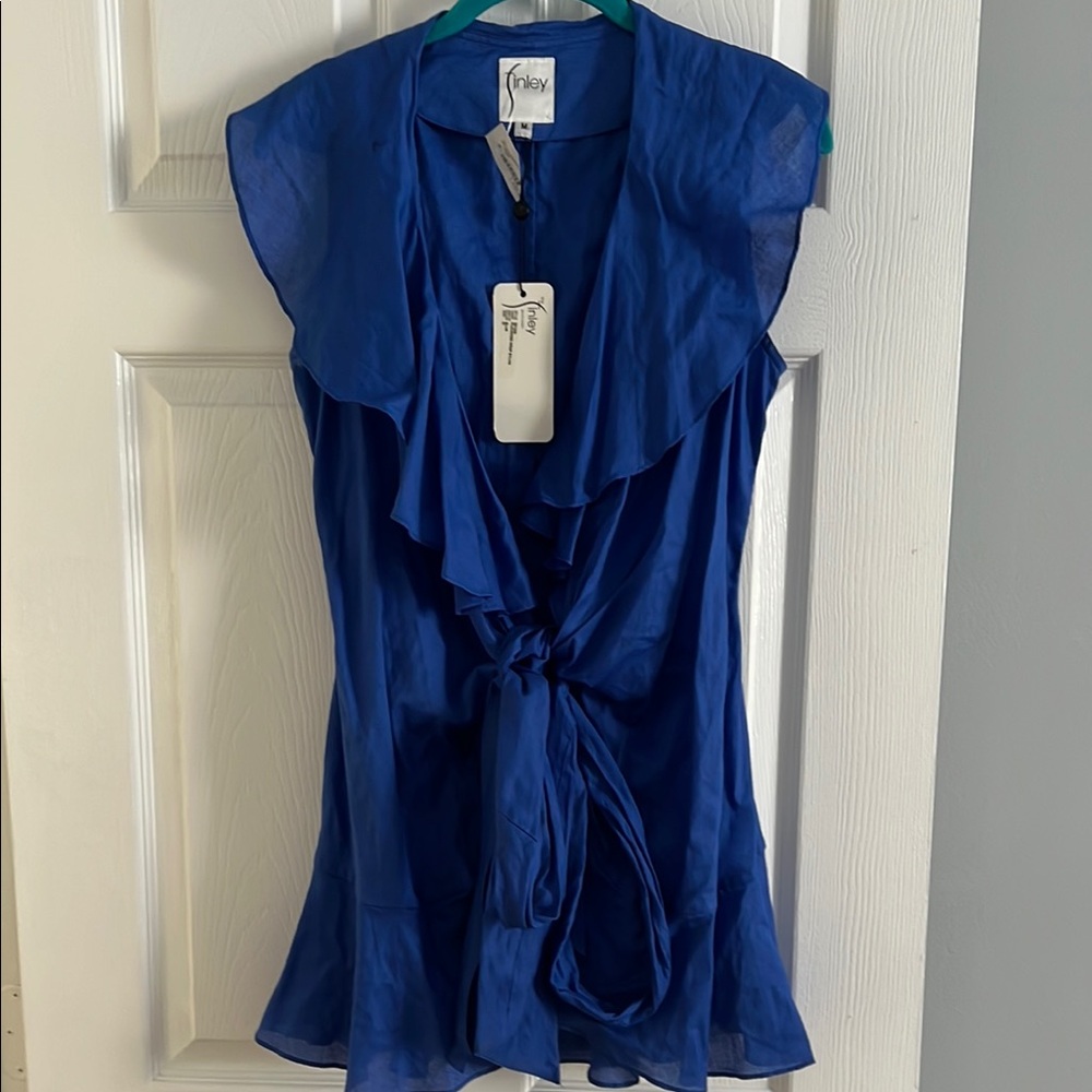 Finley Flounced Wrap Sylvia - NWT - size M - 100% cotton